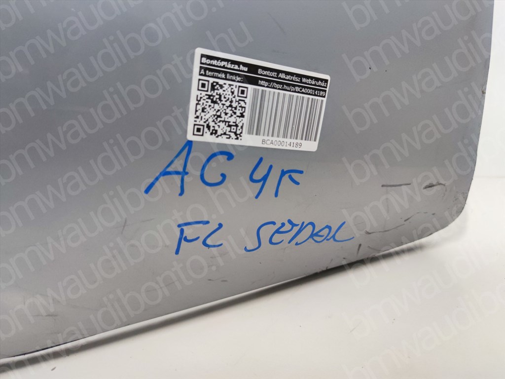 AUDI A6 C6 (4F2) Hátsó lökhárító (üresen) (4F05807303E) 3. kép