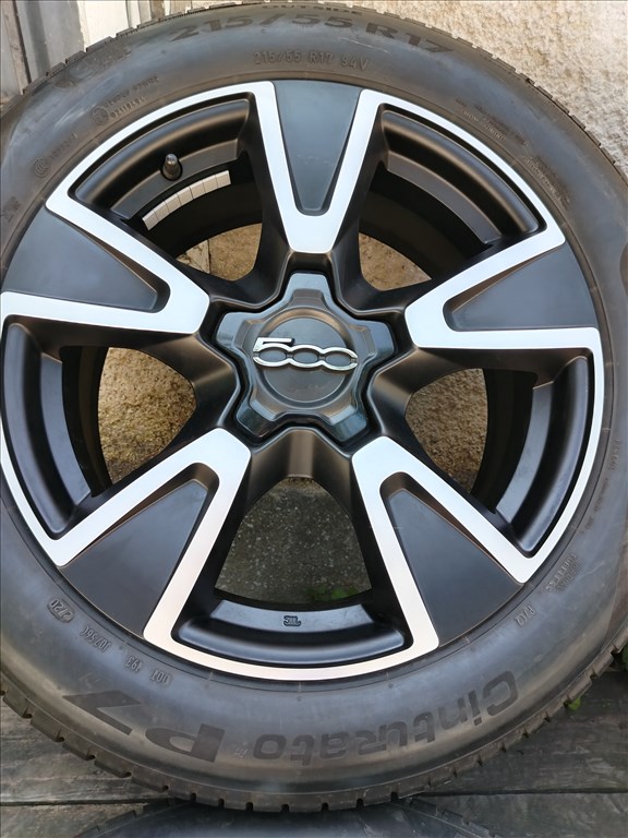  FIAT 500X 17" (gyári felni) alufelni, 215/55 új Pirelli nyári gumi  4. kép
