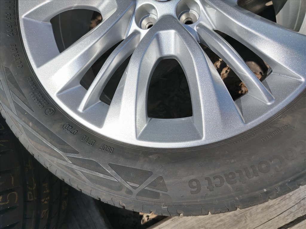  Fiat Tipo 5x98 16" (gyári felni) alufelni, 205/55 Continental nyári gumi  6. kép
