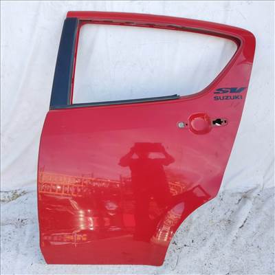 208702 Opel Agila, Suzuki Splash 2008-2014 piros színű bal hátsó ajtó