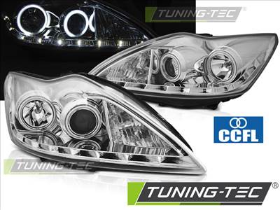 FORD FOCUS II 02.08-10 ANGEL EYES CCFL CHROME  Tuning-Tec Fényszóró
