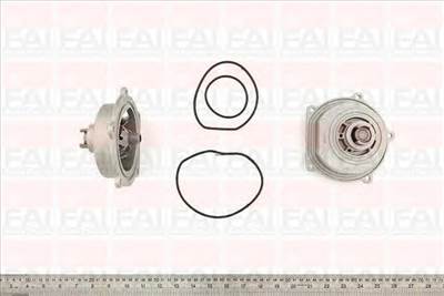 FAI AutoParts WP6140 - vízpumpa HONDA LAND ROVER MG RELIANT ROVER