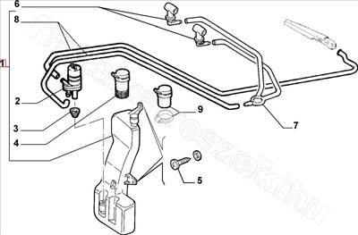 Ablakmosó tartály Multipla - MULTIPLA - 46511505 -  - FIAT eredeti Eredeti új 46511505