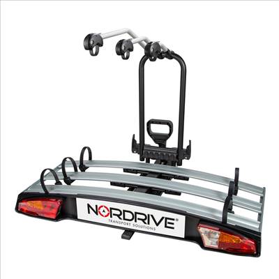 Kerékpártartó vonóhorogra, 3db kerékpárhoz, Lampa Nordrive Wave 3