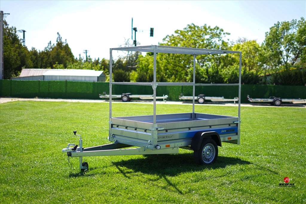 Csak októberben új Faro Tractus 220 utánfutó ponyvával (160cm) és rendszámmal most br. 668.000 Ft 5. kép