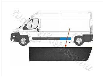 B. h. hátsó sárvédő díszléc Fekete – ucato, Jumper, Boxer (2017-) – AL91135, 735684289 – ALTOLINE utángyártott 735684289