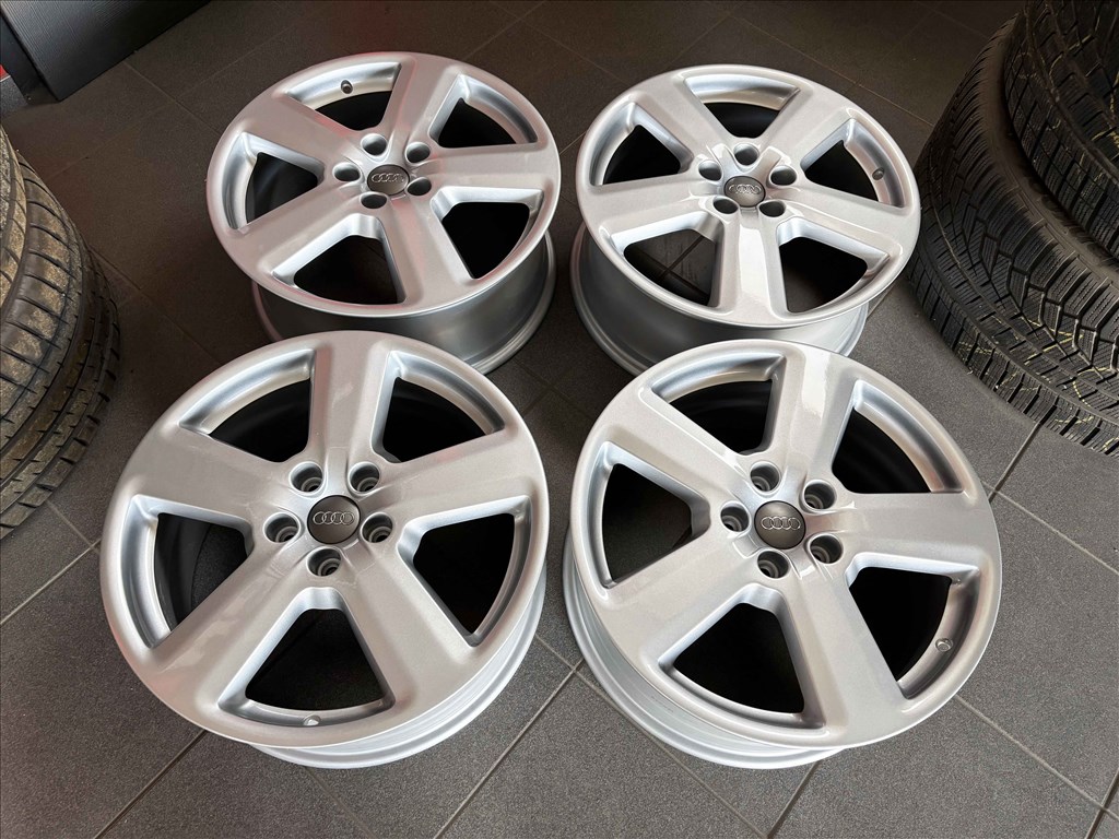 Audi A3 S-line 18" 5x112 gyári alufelni eladó 18 coll 6. kép