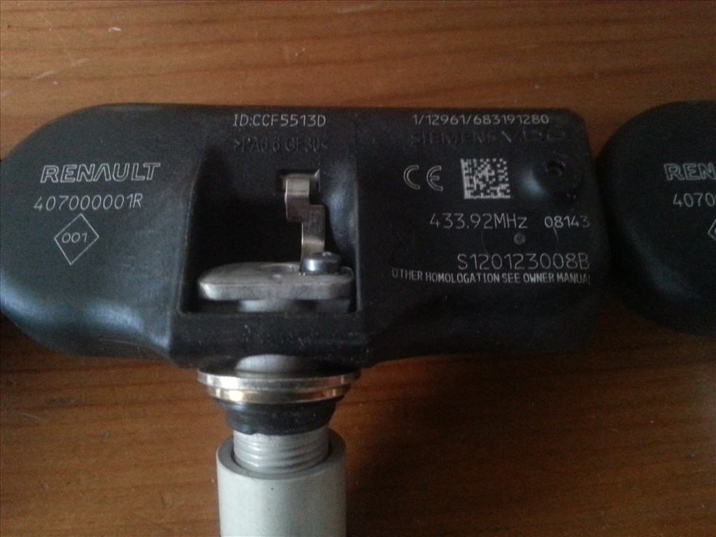 Renault keréknyomás mérő TPMS 2. kép