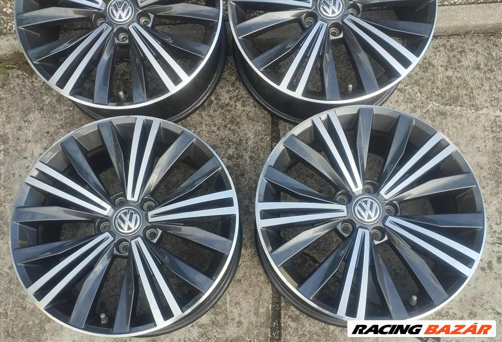  5x112 18 Volkswagen Nizza gyári alufelni r18 " VW Skoda Seat Audi Cupra 6. kép