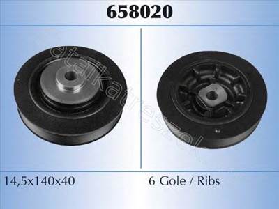 ÉKSZÍJTÁRCSA     ESPACE-LAGUNA 2.2D - LAGUNA, ESPACE, SAFRANE - AK.658/020 -  - Akron Utángyártott új 658/020