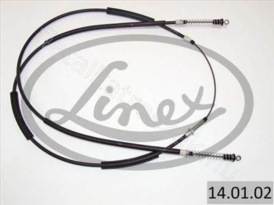 huzal, rögzítőfék - CINQUECENTO - LIN14.01.02, 14.01.02 -  - LINEX Utángyártott új 01