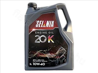 SELENIA 20K 10W40 motorolaj 5L - MONTREAL, 156, 147, 159, GIULIA, GTV - 10725019, SEL20K10W405L -  - Petronas Eredeti új 10725019