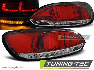 VW SCIROCCO 3 08- RED WHITE LED Tuning-Tec Hátsó Lámpa