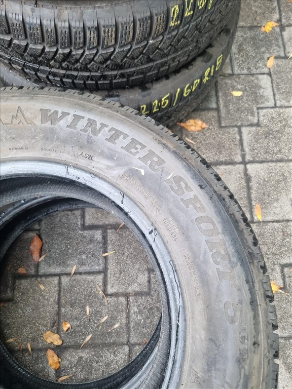  215/7016" újszerű Dunlop Winter Sport 5 téli gumi 2db  6. kép