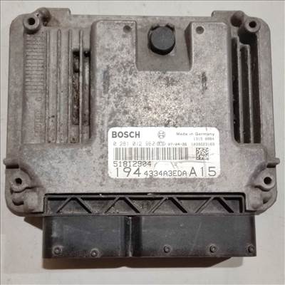 Fiat Croma  2005-2010 1,9 16v Diesel motorvezérlő, Bosch 0281012962 , 51806274
