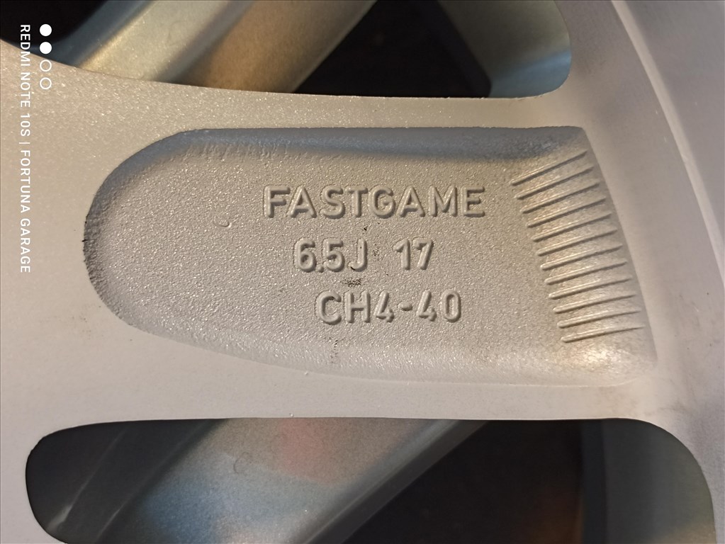 4x100 17" Renault 'Fastgame' használt alufelni garnitúra 7. kép