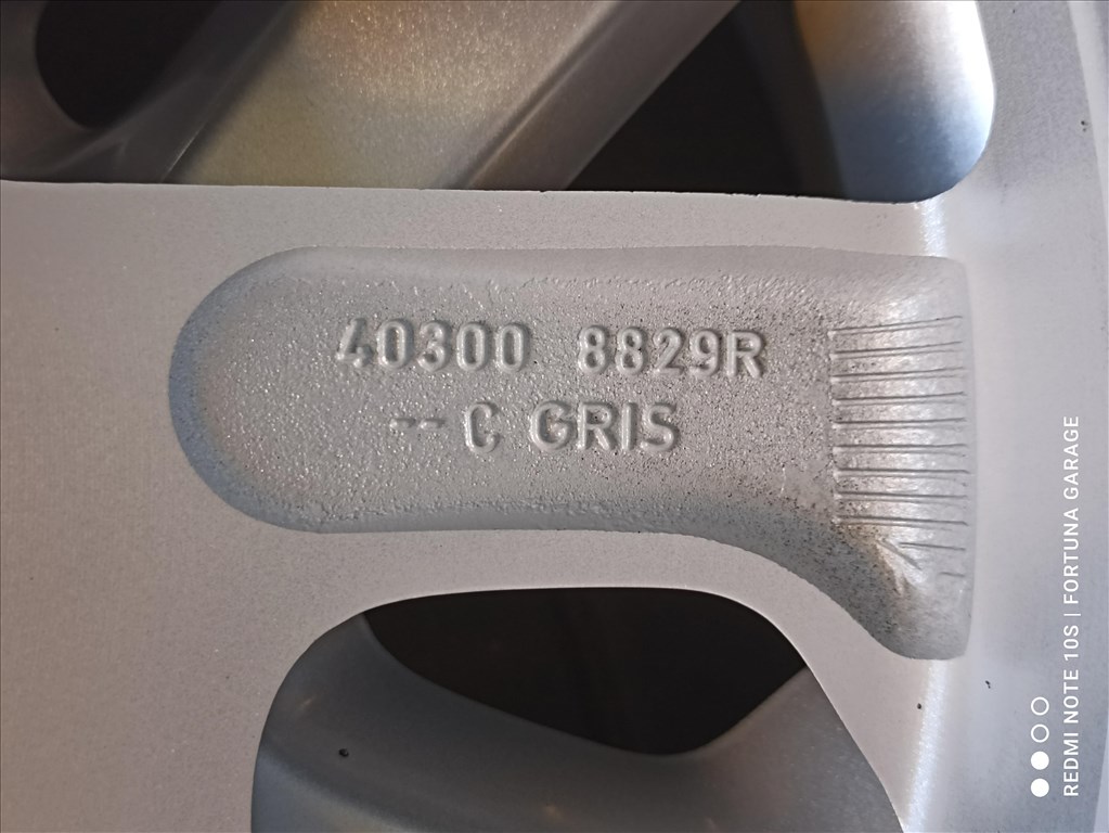 4x100 17" Renault 'Fastgame' használt alufelni garnitúra 8. kép