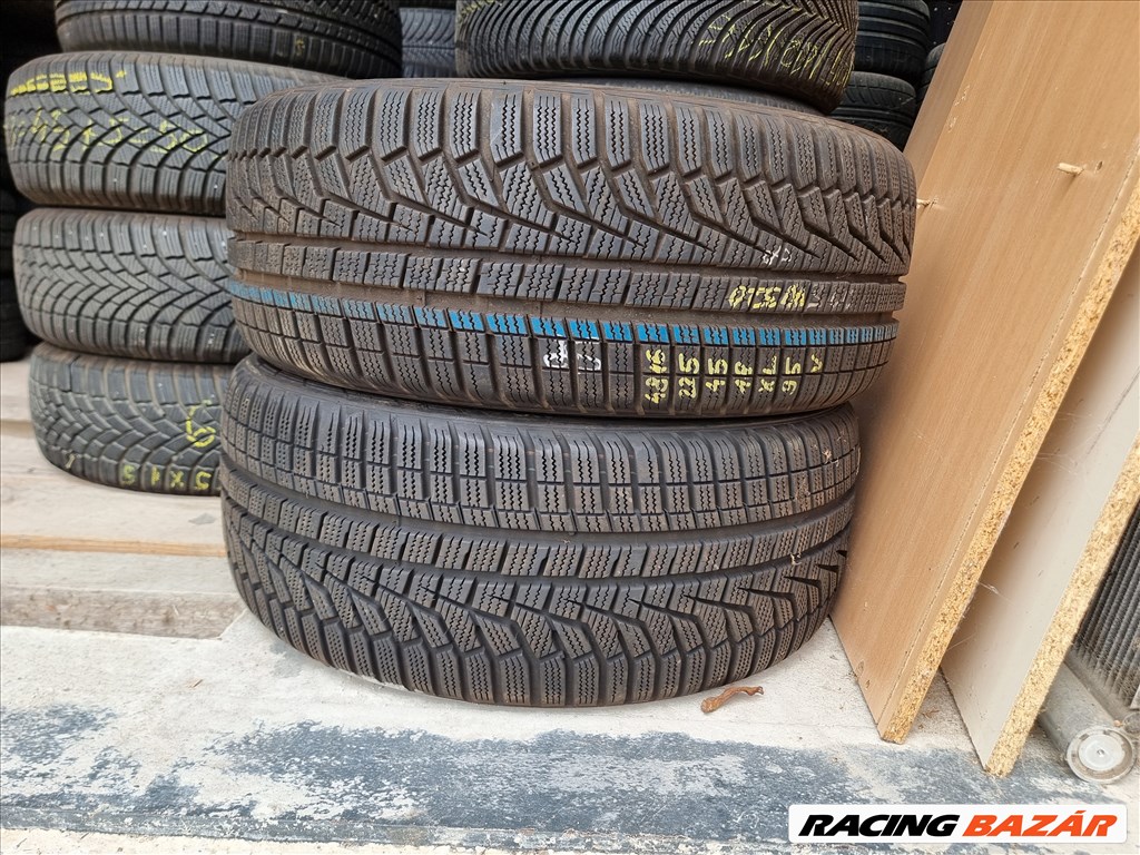 225/45R18 Hankook téli 2db újszerű állapotban olcsón eladó! 3. kép