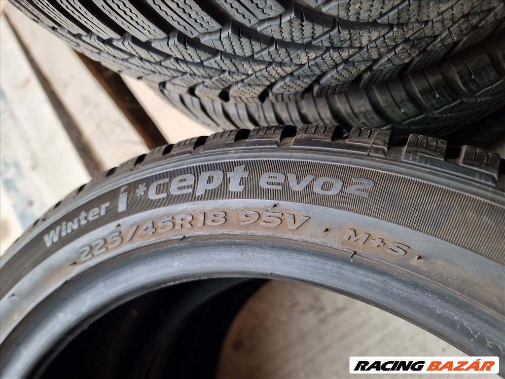 225/45R18 Hankook téli 2db újszerű állapotban olcsón eladó! 4. kép
