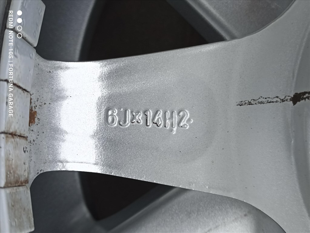 5x100 14" Titan használt alufelni garnitúra 7. kép