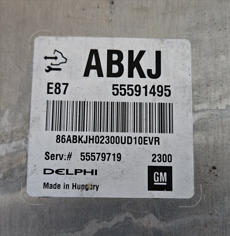 Opel Astra J 1.7 CDTI Motorvezérlő ABKJ A17dts A17dte A17dtc A17dtn  55591495 3. kép