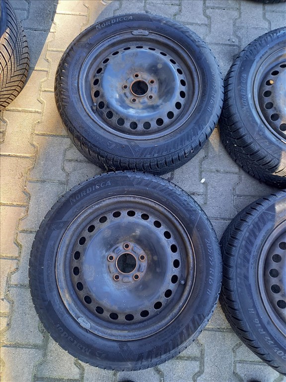   Ford Mondeo Focus 5x108-as 16" használt (gyári felni) lemezfelni 205/55R16 Matador téli gumi sxx4 2. kép