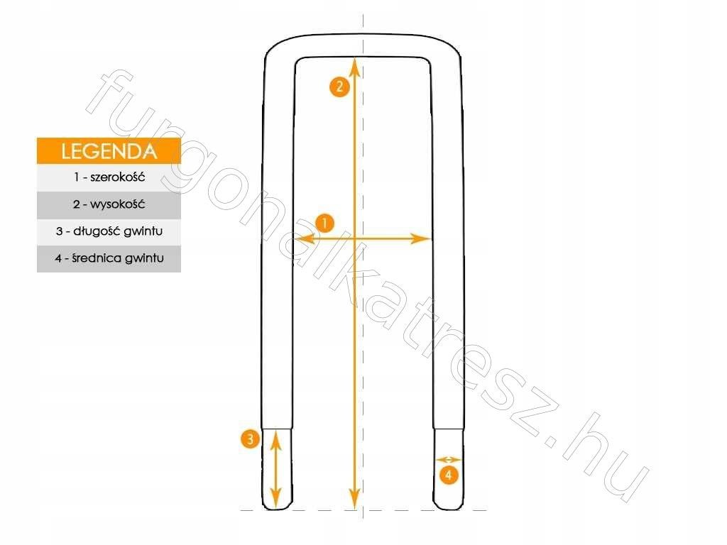 Laprugó kengyel csavar - JUMPER, DUCATO, BOXER - FT13337, 1332222080 -  - Fastoriginal Utángyártott új 1332222080 3. kép
