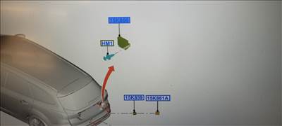 Ford parkoló asszisztens vezérlő elektronika  2125317