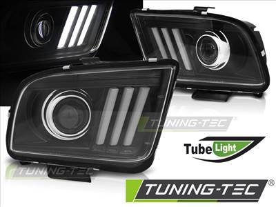 FORD MUSTANG 04-09 TUBE LIGHT BLACK Tuning-Tec Fényszóró