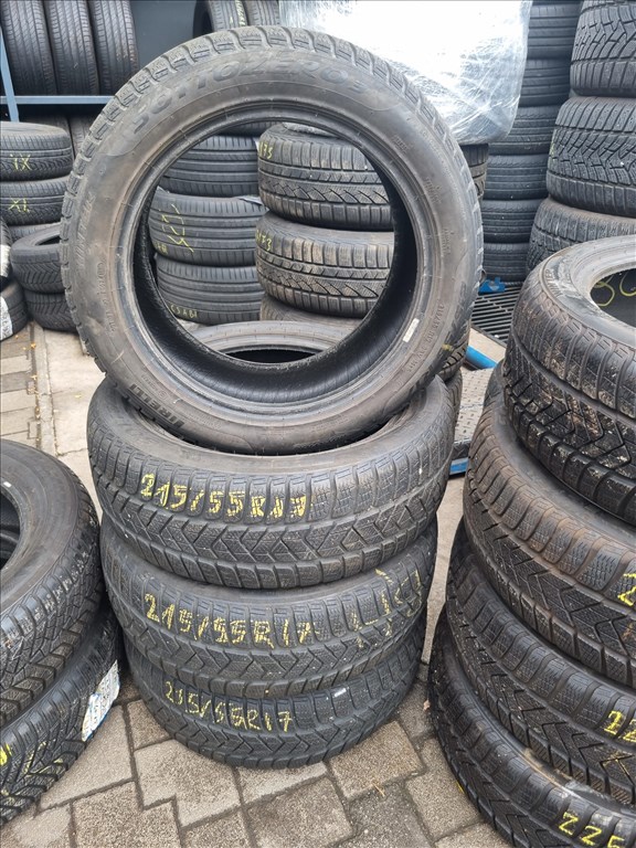  215/5517" használt Pirelli Sottozero 3 téli gumi 4db  2. kép