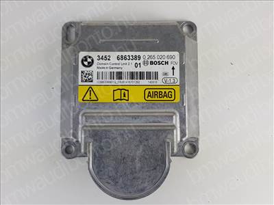 BMW 1 (F20) Légzsákvezérlő egység/modul (6863389, 34526863389, 34526864204, 34526864208, 34526867168, 34526868598, 34526879833, 34526882971, 34526886185, 34526887752, 34526863385, 34526868253, 34526865298, 34526863433, 34526862756, 34526858698, 34526857701, 34526855558, 34526856314, 34526855995, 34526796894)