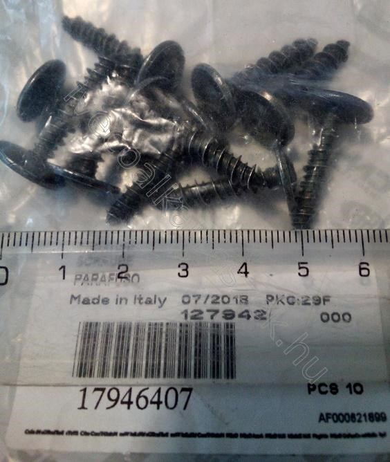 Fellépő borítás csavar 5X30 - DAILY - 17946407 -  - IVECO EREDETI Eredeti új 17946407 1. kép