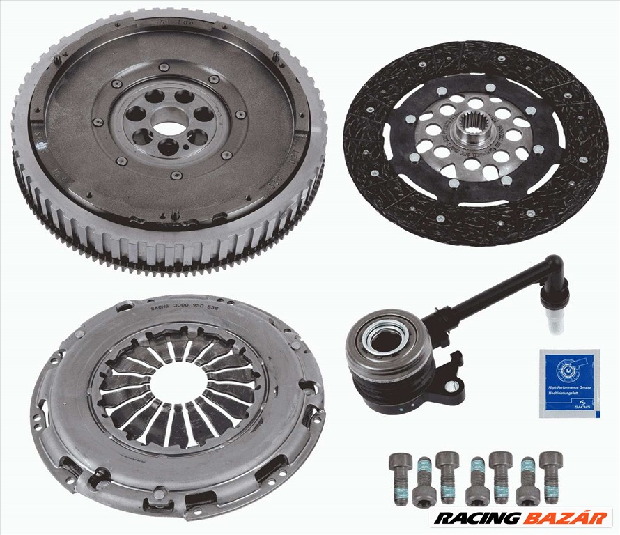 Renault Captur, Clio, Megane, Scenic, Talisman 1.5 dCi kettős tömegű lendkerék + kuplung szett Sachs 2290601143 1. kép
