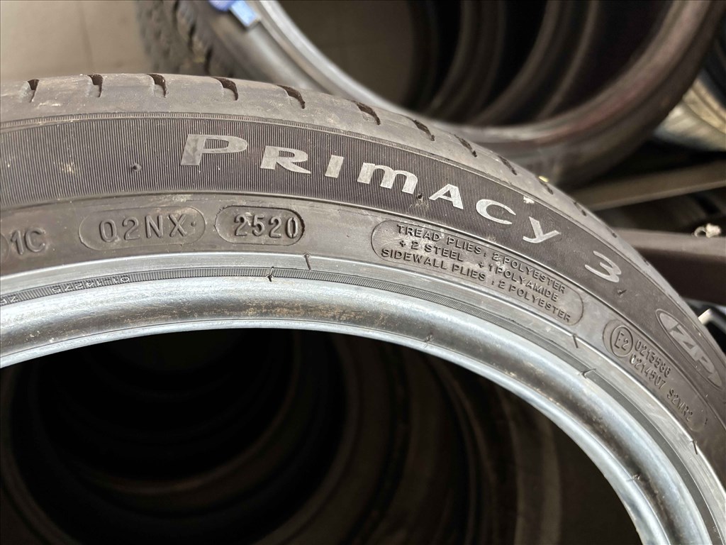 245/40 r19 Michelin Primacy 3 nyárigumi 2db eladó 245/40r19 4. kép