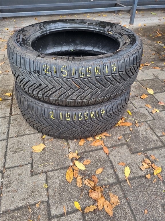  215/5517" újszerű Michelin Alpin 6 téli gumi 2db  1. kép