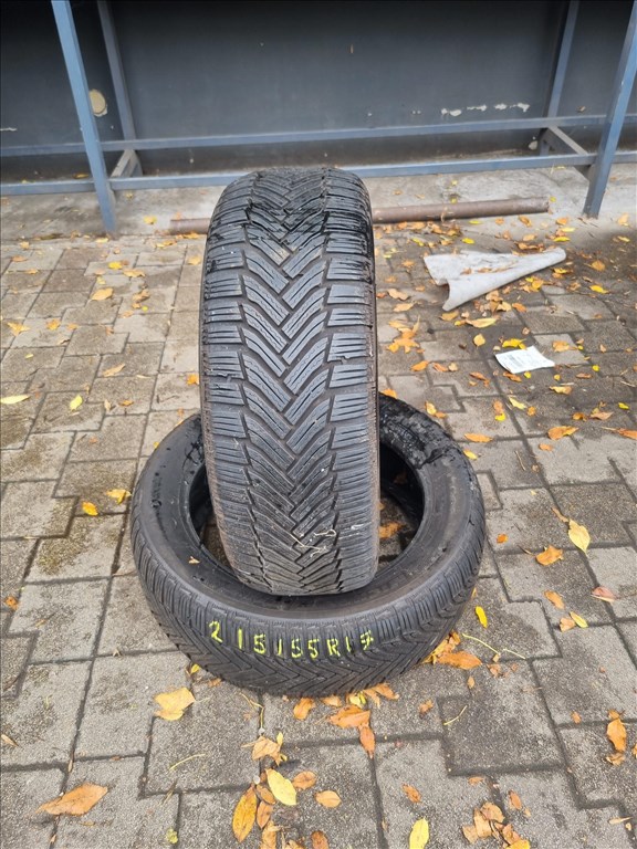  215/5517" újszerű Michelin Alpin 6 téli gumi 2db  3. kép