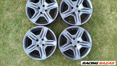  4x100 lyukosztású 6JJ 16" újszerű (gyári felni) Dacia lemezfelni struktur felni