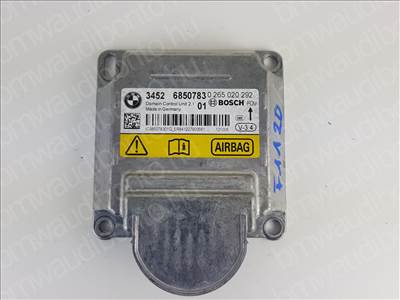 BMW 5 (F10) Légzsákvezérlő egység/modul (6850783, 34526850783, 34526857314, 34526854635, 34526864923, 34526868251, 34526864927, 34526866986, 34526866990, 34526875997, 34526878191, 34526879829, 34526882963, 34526886189, 34526857262, 34526799693, 34526857124, 34526799887)