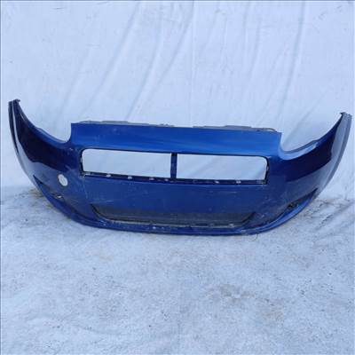 208700 Fiat Grande Punto  2005-2009 kék színű első lökhárító, a képen látható sérüléssel 735409096