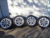 BMW gyári alufelni 17-es szenzorral Új Bridgestone 225/50 téli gumival eladó.