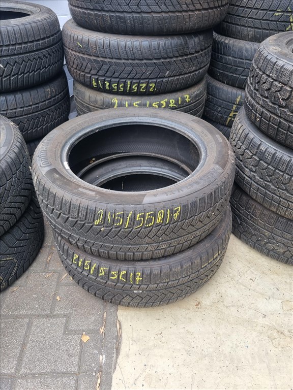  215/5517" újszerű Continental WinterContact TS850P téli gumi 2db  1. kép