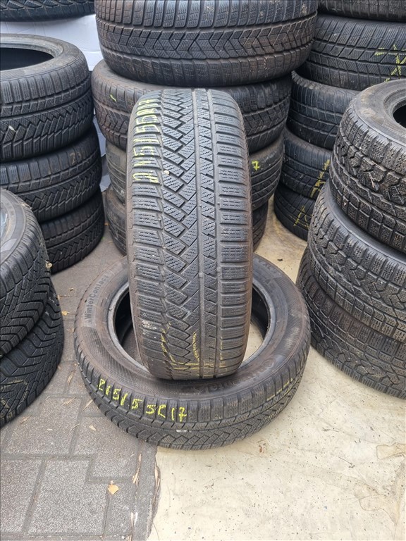  215/5517" újszerű Continental WinterContact TS850P téli gumi 2db  3. kép