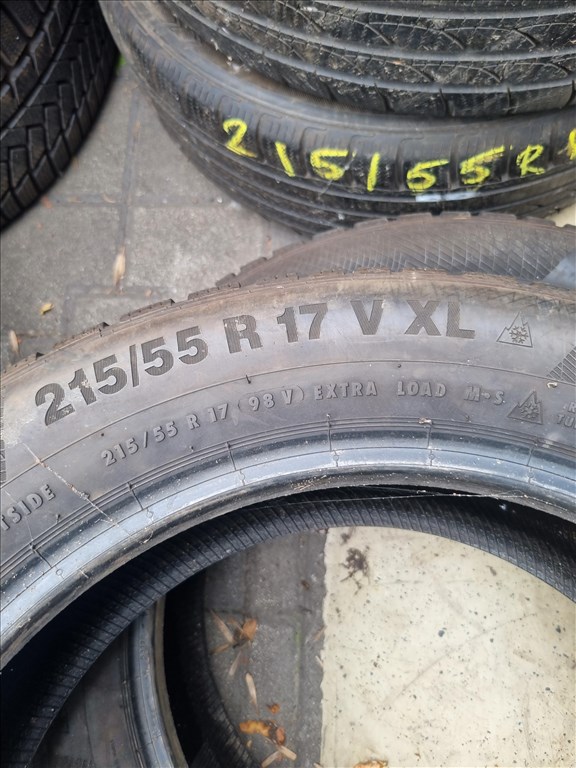  215/5517" újszerű Continental WinterContact TS850P téli gumi 2db  5. kép