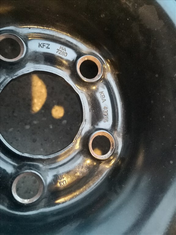 Volkswagen Seat Skoda 14-es pótkerék 5x100-as 3. kép