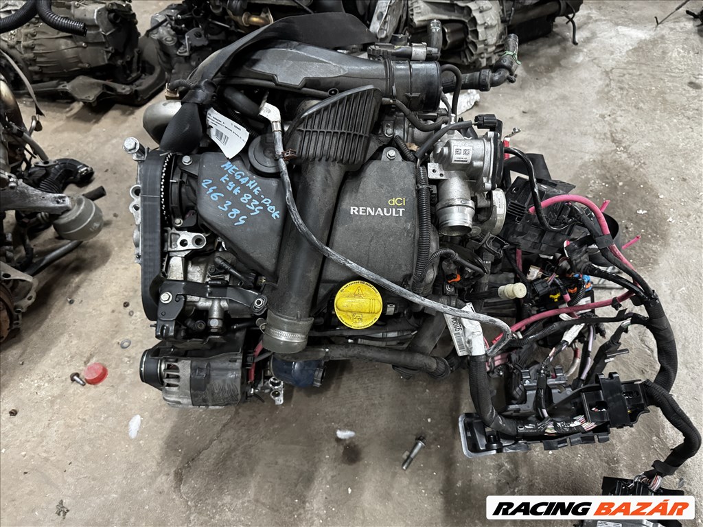 Renault Mégane III Fluence 1.5dCi motor K9K834-kódu 1. kép