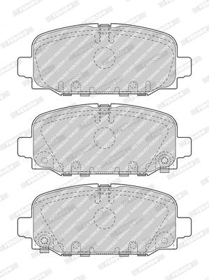 FERODO FDB5049 - fékbetétkészlet, tárcsafék JEEP