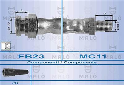 GUMIFÉKCSÖ    R18            RENAULT - ESPACE, 18, 504, 505, 604, FUEGO - AK.8390 -  - Akron Utángyártott új 8390