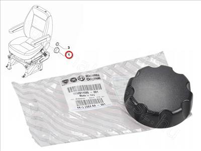 Ülés támla állító gomb - JUMPER, DUCATO, BOXER - 60911086, 8920SS -  - FIAT eredeti Eredeti új 60911086