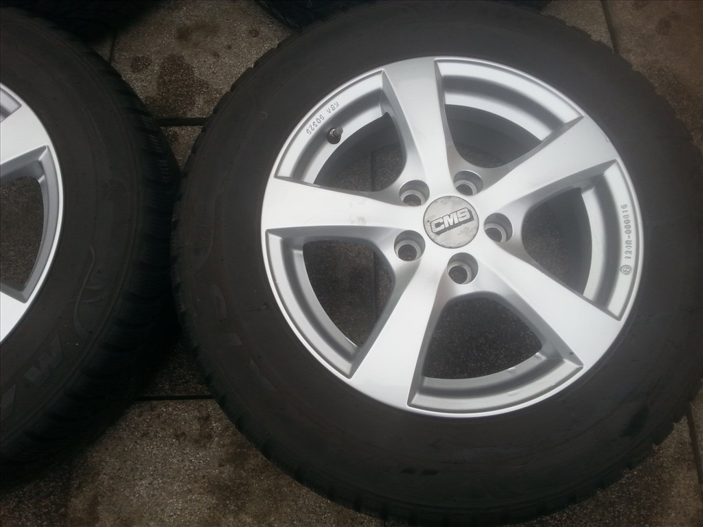  5x105 lyukosztású CMS alufelni, rajta 195/65R15 Maxxis téli gumi Opel Astra-K-ra 3. kép