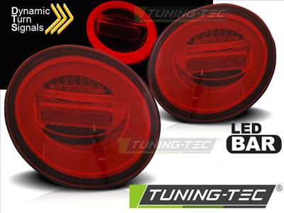 VW NEW BEETLE 10.98-05 RED WHITE LED BAR SEQ  Tuning-Tec Hátsó Lámpa ()